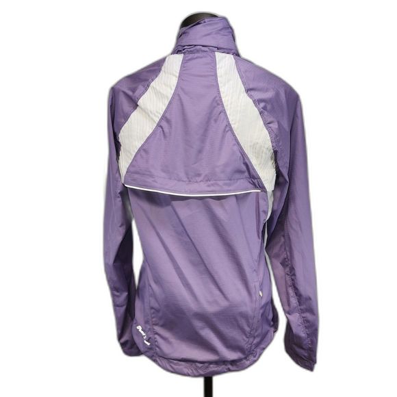 Pearl Izumi Elite Women's Purple Convertible Cycling / Running Jacket Size M - Picture 2 of 11